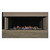 Sierra Flame Toscana 38-Inch 3-Sided Direct Vent Gas Fireplace | Everything is contained within the firebox. Able to finish with combustibles around the fireplace. No special concrete board or metal studs