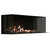 Sierra Flame Toscana 58-Inch 3-Sided Direct Vent Gas Fireplace | Multi-Sided Linear Gas Fireplace