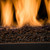 Sierra Flame Newcomb 36-Inch Deluxe Direct Vent Gas Fireplace | Black glass and 3 piece rock set