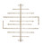 Warming Trends Universal 60-Inch Crossfire Brass Burner | CrossFire® brass burner sets the standard for performance, efficiency, and lasting reliability