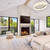 Napoleon Elevation X 42" Electric Fireplace | The powerful heater warms large spaces thanks to the robust heat output of 5,000 BTU’S / 120 / 1500 watts through plug and play or 10,000 BTU's / 240 V / 3000 watts when hardwired
