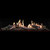 Grand Canyon 60" Bedrock Series Vented Traditional Burner with GlowFire Logs | Logs are specifically designed to bring more fuel efficiencies to the gas log market by consuming less fuel while still creating a fuller, more reobust flame compared to a traditional gas log set.
