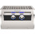 Fire Magic Echelon Diamond Built-In Power Burner | Back-lit control knobs and modern black glass accent panel create a stunning look