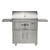 Coyote Outdoor 36" Freestanding Charcoal Grill | Heavy gauge food grade cooking surface allows for even heating and easy cleaning
