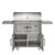 Coyote Outdoor 36" Freestanding Charcoal Grill | Built with premium 304 stainless steel for exceptional strength and long-lasting performance
