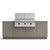 Urban Bonfire Sierra 42" Classics Collection Outdoor Kitchen | Commercial grade stainless steel leveling legs