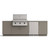 Urban Bonfire Horizon 36" Classics Collection Outdoor Kitchen | Included accessories can be rearranged to maximize functionality and usage of every cabinet
