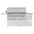 American Made Grills Ovation 54-Inch Freestanding Hybrid Grill | The new 54" Freestanding Ovation Hybrid Grill combines maximum cooking space with refined styling and the flexibility of a complete outdoor cooking station.