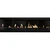 Escea LR1550 62-Inch Electric Fireplace with Black Glass | From subtle background ambience to fuller, more dynamic flames, with options inspired by gas and ethanol fires.
