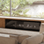 Escea LR1750 70-Inch Electric Fireplace with Black Glass | Its sleek, streamlined design with installation flexibility allows the LR Series to integrate effortlessly into contemporary interiors.