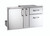 American Outdoor Grill Premium Single Door, Double Drawer With Plater Storage | Double drawer expands your storage possibilities
