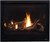 Superior 40" Top/Rear Direct Vent Gas Fireplace |  40" Fireplace shown with Black Porcelain Liner