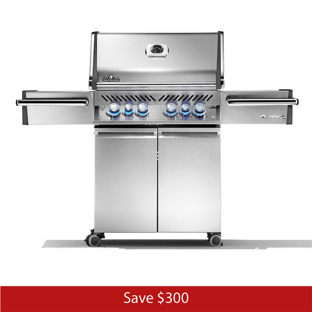 Napoleon Prestige PRO 500 Grill with Infrared Rear and Side Burners