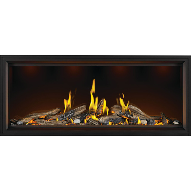 Napoleon 62" Tall Linear Vector with Luminous Logs Gas Fireplace