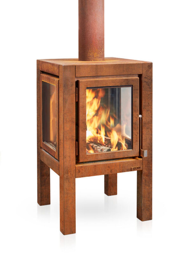 RB73 Quaruba XL Outdoor Wood Burning Fireplace