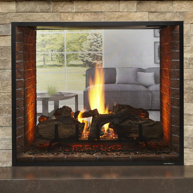 Heat N Glo 42" Escape See-Through Direct Vent Gas Fireplace