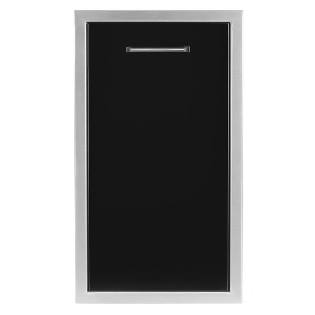 Wildfire Black Stainless Steel Pull Out Trash Drawer