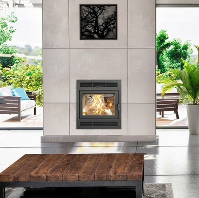 Supreme Astra Duo 38 Traditional See Through Zero Clearance Wood Fireplace