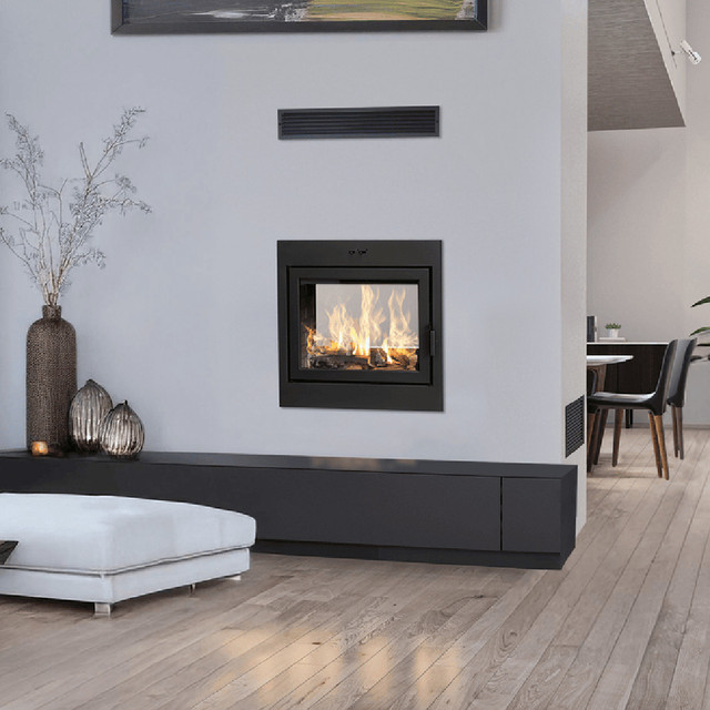 Supreme Astra Duo 38 Clean Face See Through Zero Clearance Wood Fireplace