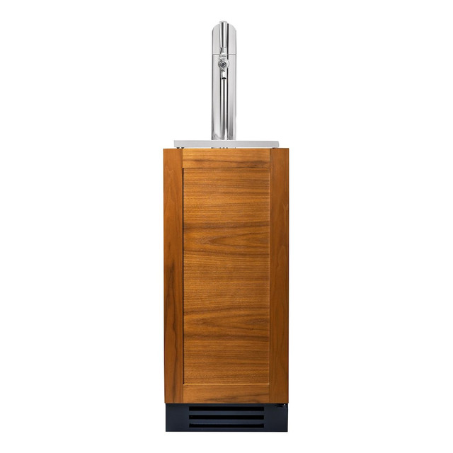 True 15" Single Tap Beverage Dispenser with Overlay Panel