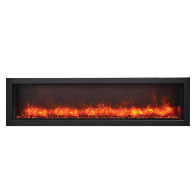 Amantii Panorama Series Slim 88" Built-In Electric Fireplace