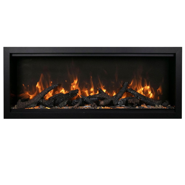 Amantii Symmetry 74" Bespoke Indoor/Outdoor Electric Fireplace