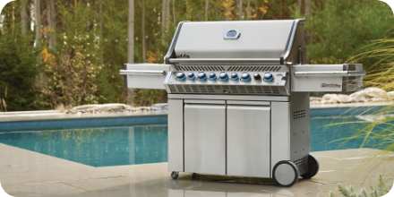 Free standing gas grills - Menu image