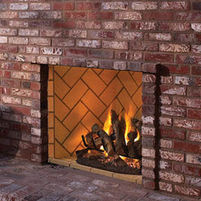 Superior Mosaic Masonry 50" Outdoor Vent-Free Fireplace | Heat Your Home Efficiently