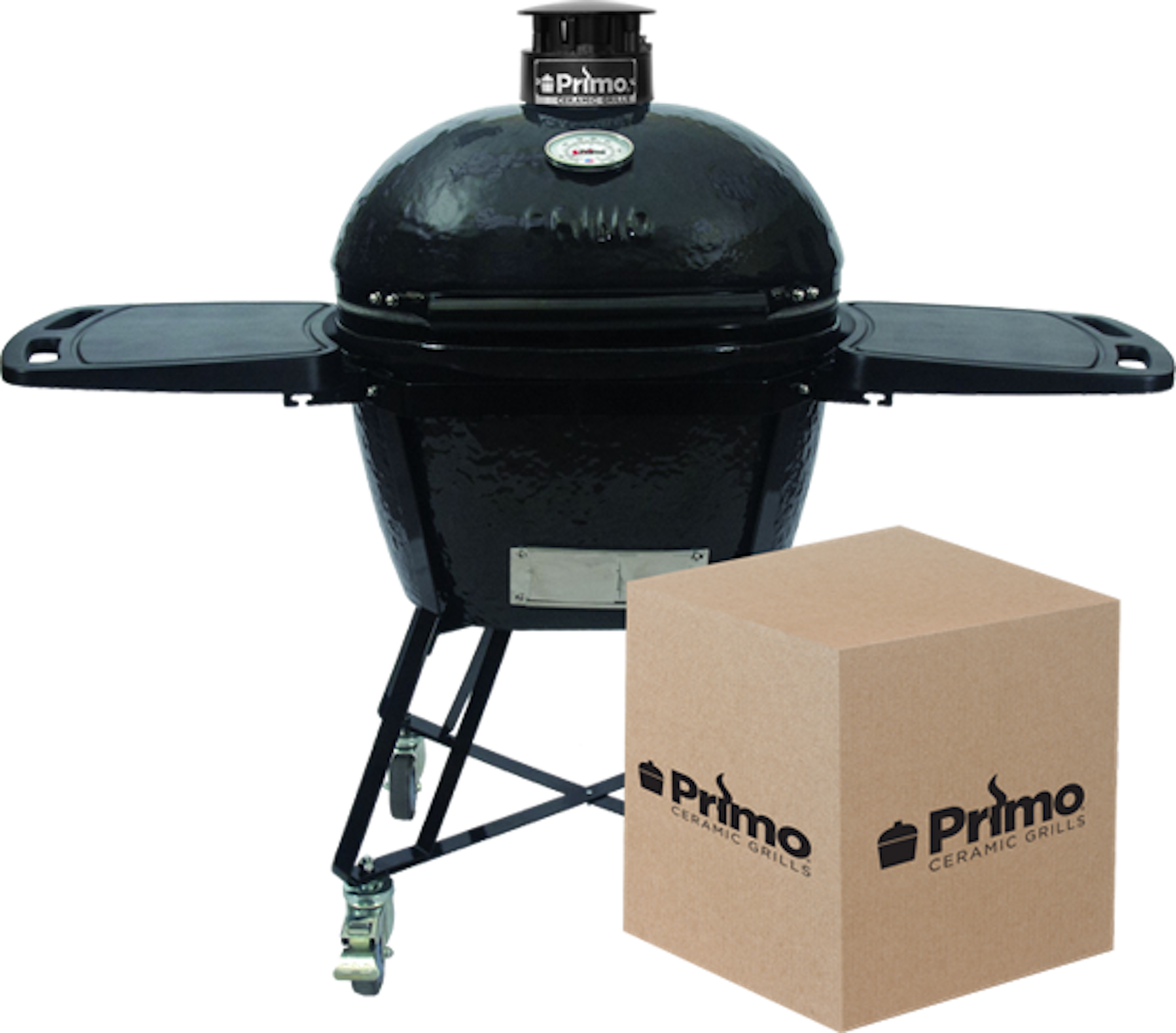 Primo Kamado Ceramic Grill All-In-One Series | Out of the box and ready to go in 30 mins or less