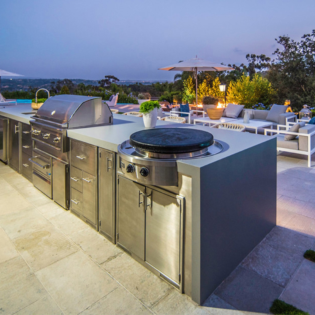 Evo Affinity 30G Outdoor 30" Drop-In Outdoor Gas Cooktop | Cooking techniques: sauté, braise, flattop (Plancha) grilling, pan fry, roast, poach, steam, toast