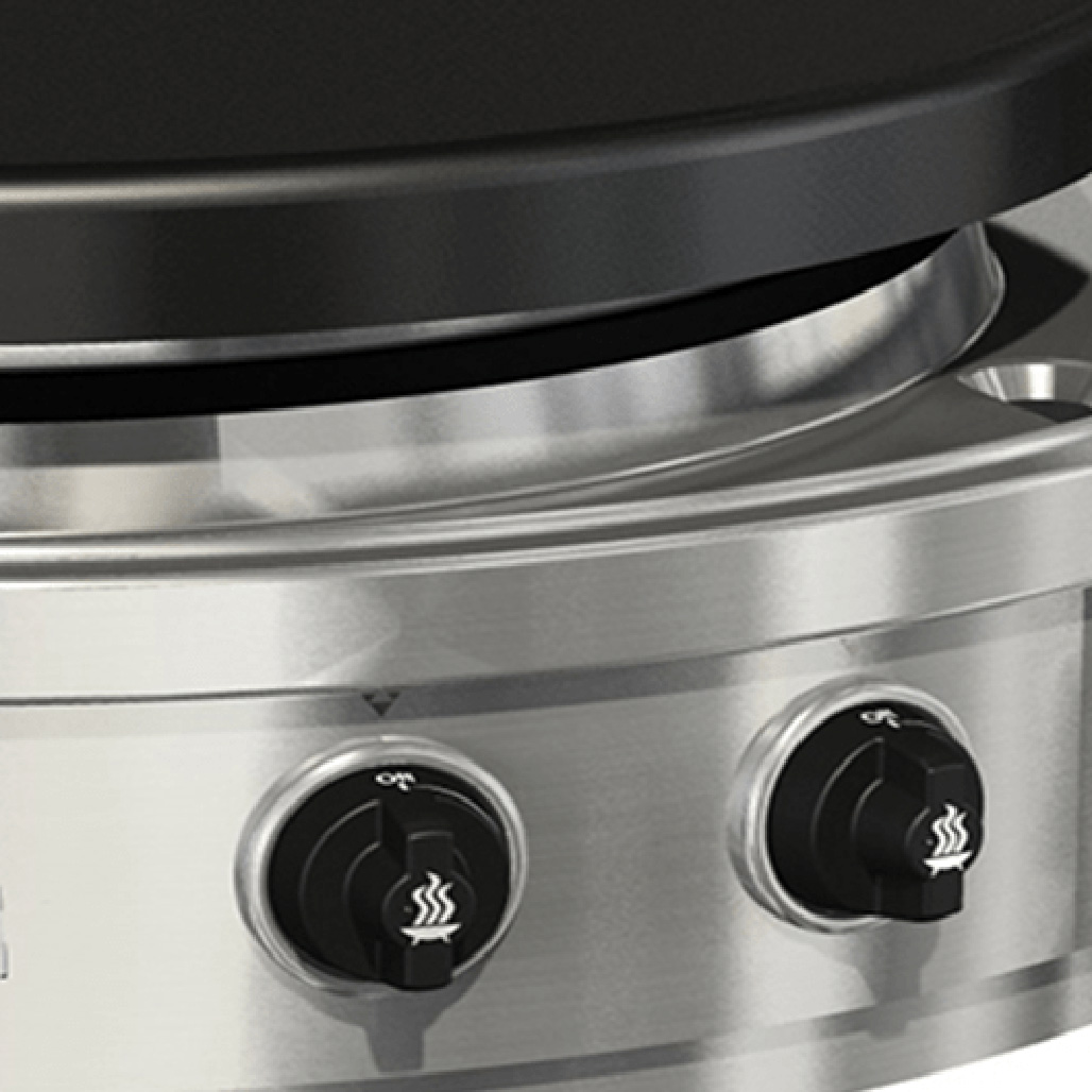 Evo Affinity 30G Outdoor 30" Drop-In Outdoor Gas Cooktop | Battery-powered ignitor