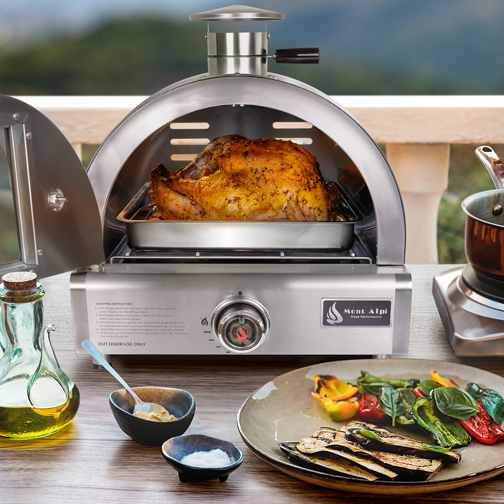 Mont Alpi Portable Table Top Stainless Steel Pizza Oven | Embers