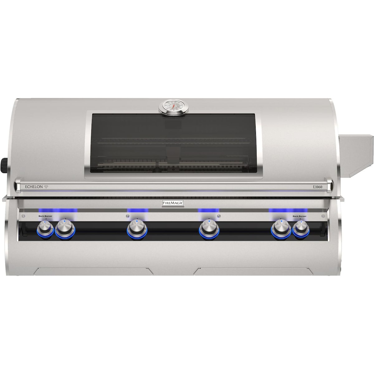 Fire Magic Analog Echelon Diamond E1060i Built-In Grill | Optional Magic Window, which allows you to monitor grilled foods without lifting the hood and losing valuable heat