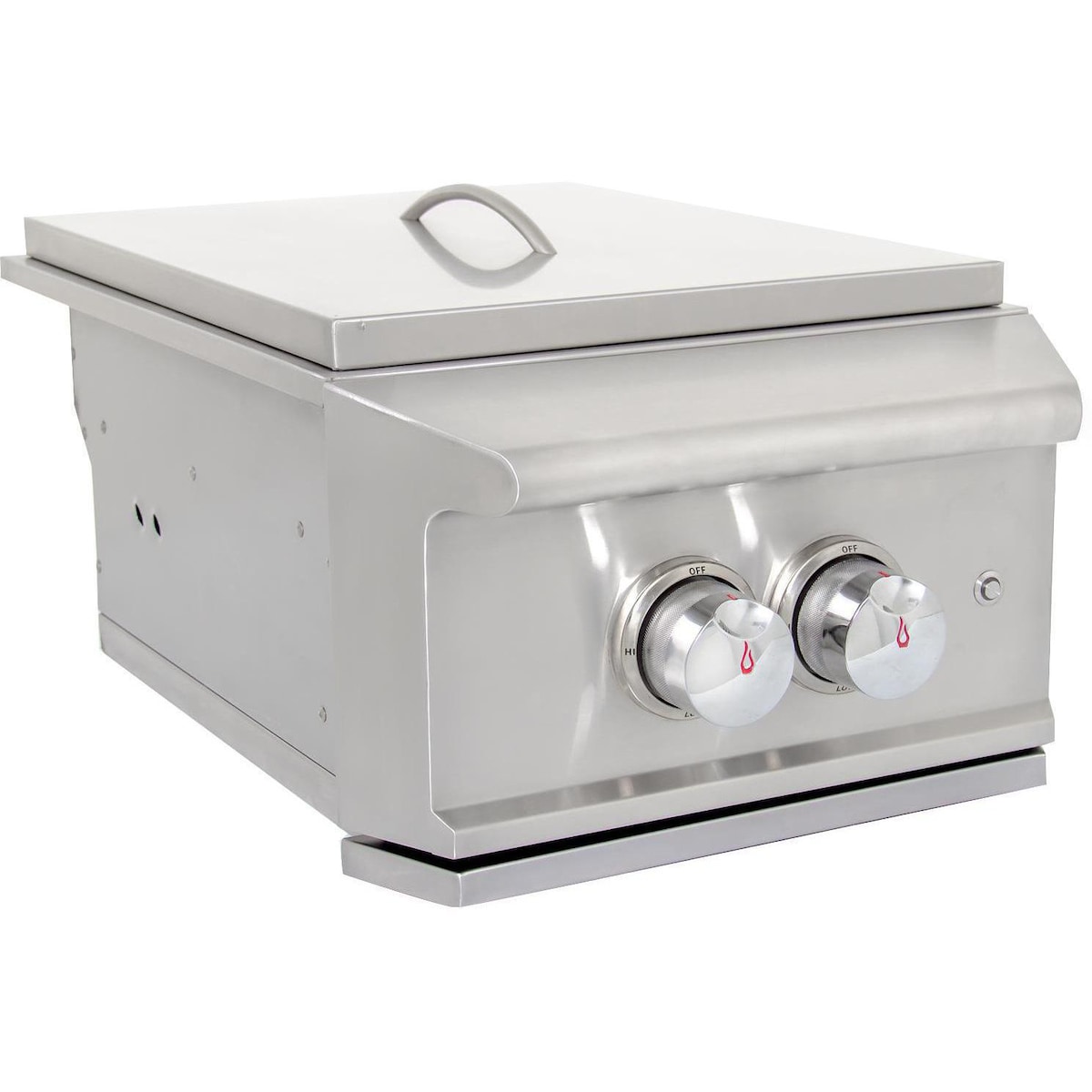 Blaze LUX High Performance Built-In Gas Power Burner | A narrow width of 15 3/4″ allows for more room for other accessories or more counter space