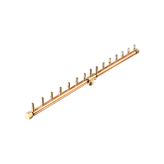 Warming Trends Crossfire CFBL150 Linear Brass Burner | Sleek Figure