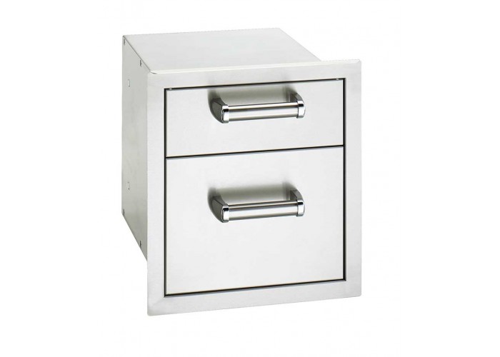 Fire Magic Premium Flush Mounted Double Storage Drawers