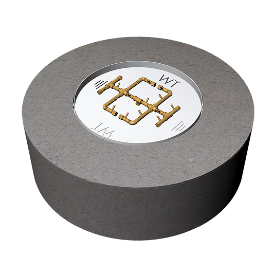 Warming Trends Crossfire FC54 Circular Ready-to-Finish Fire Pit Kit | Sleek Design