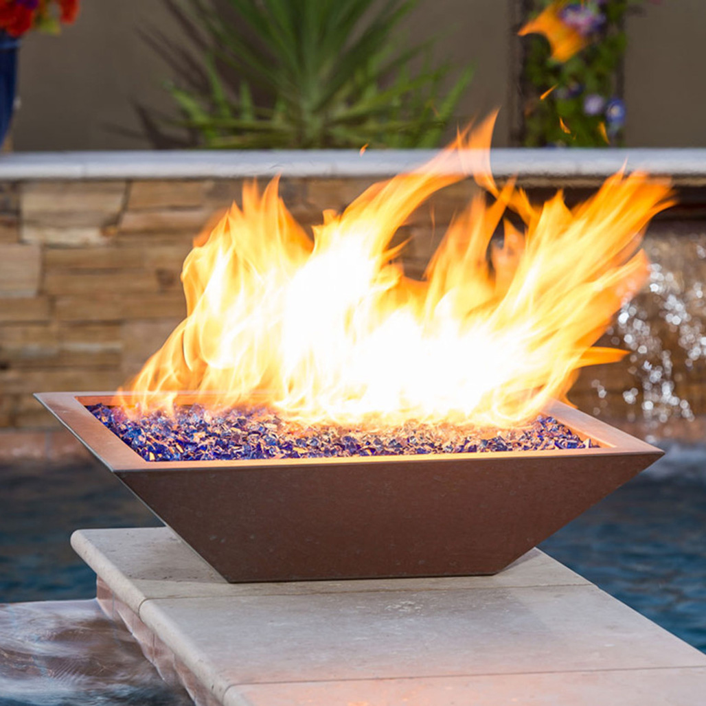 Athena Stainless Steel H Style Fire Pit Burner | Stainless Steel Burner for DIY Fire Pits