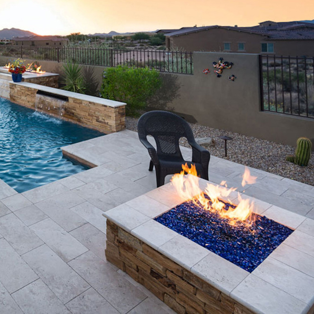 Athena Rectangular Stainless Steel Drop-In H Burner | Outdoor Rated Gas Burner