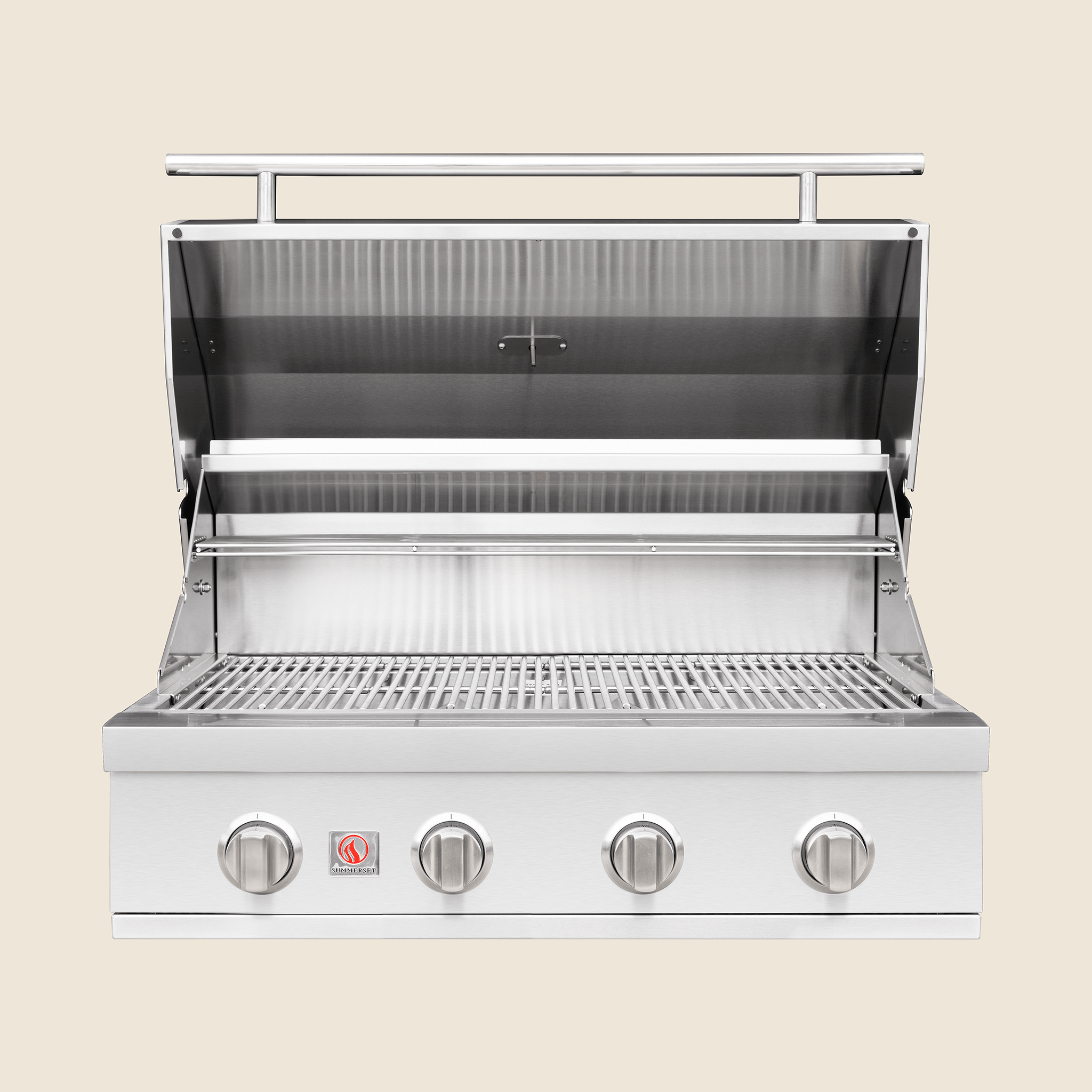 Summerset Sizzler 32" Built-In Gas Grill | Total Cooking Surface 696.57 Sq. Inches – Including Warming Rack