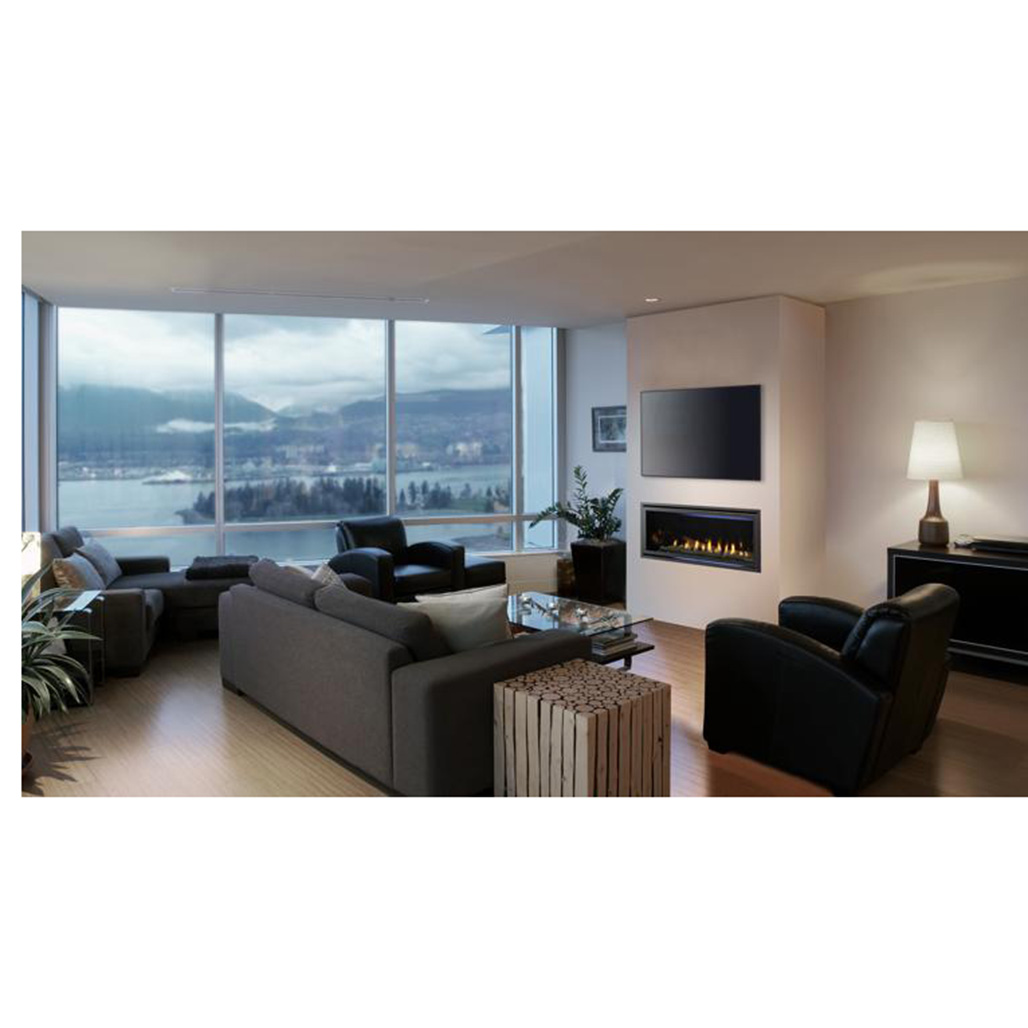 Majestic Jade 42" Direct Vent Gas Fireplace | Add a SmartWall TV Kit and mount your TV 12” above your fireplace with no mantel required