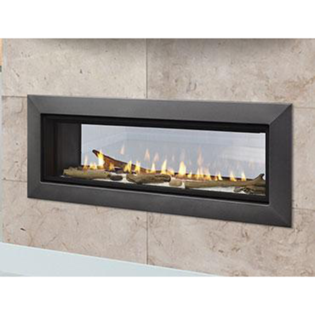 Majestic Echelon II 48" See-through Top Direct Vent Gas Fireplace | Linear Gas Fireplace