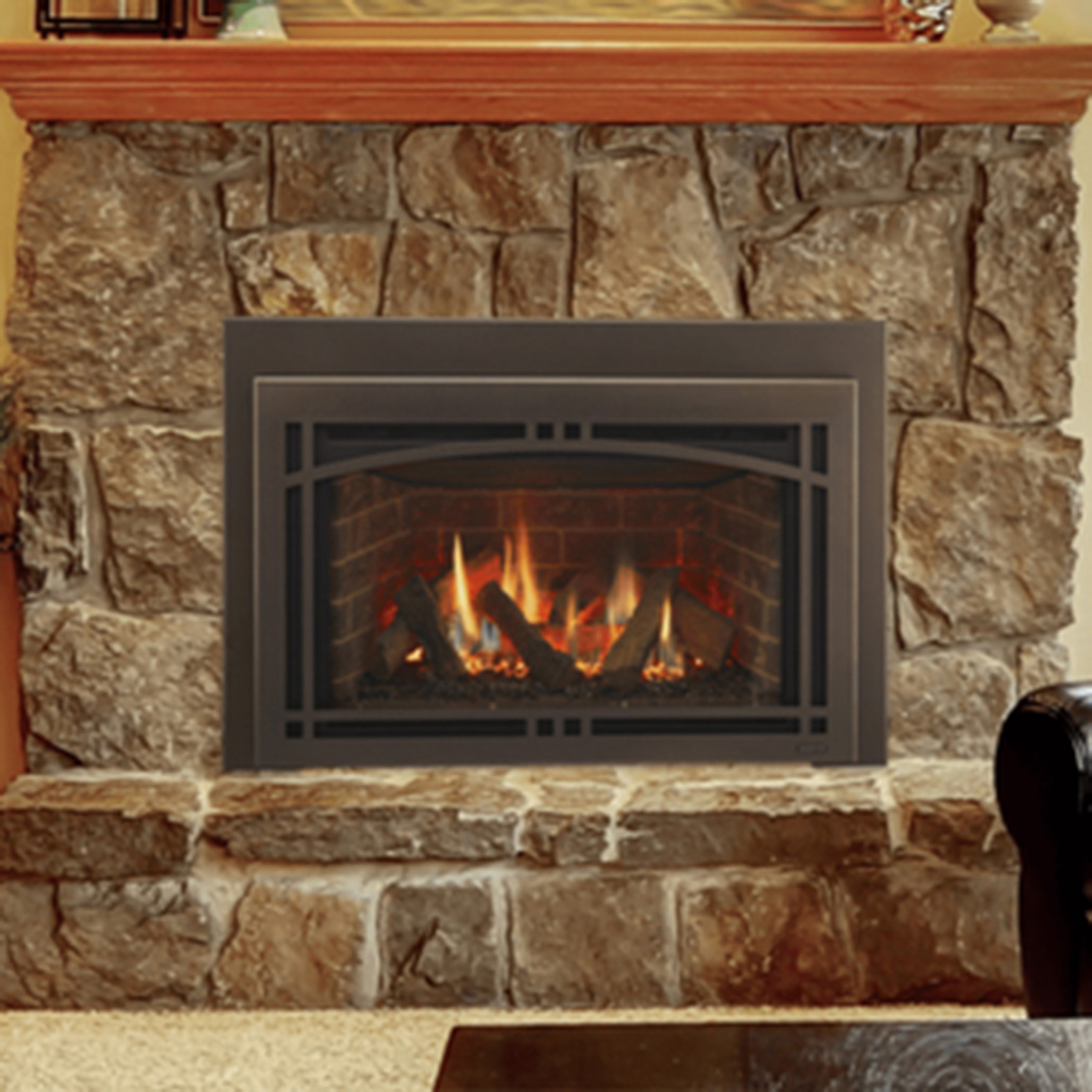 Majestic Ruby 30" Direct Vent Gas Insert with IntelliFire Plus Ignition System | Replace your wood fireplace with a gas insert