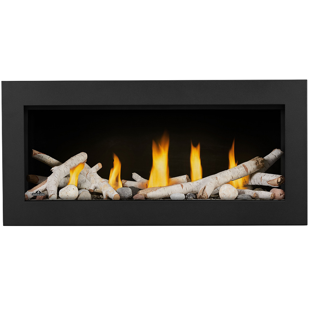 Napoleon Vector 38" Single Sided Direct Vent Gas Fireplace | Safe to display TVs and artwork above the fireplace