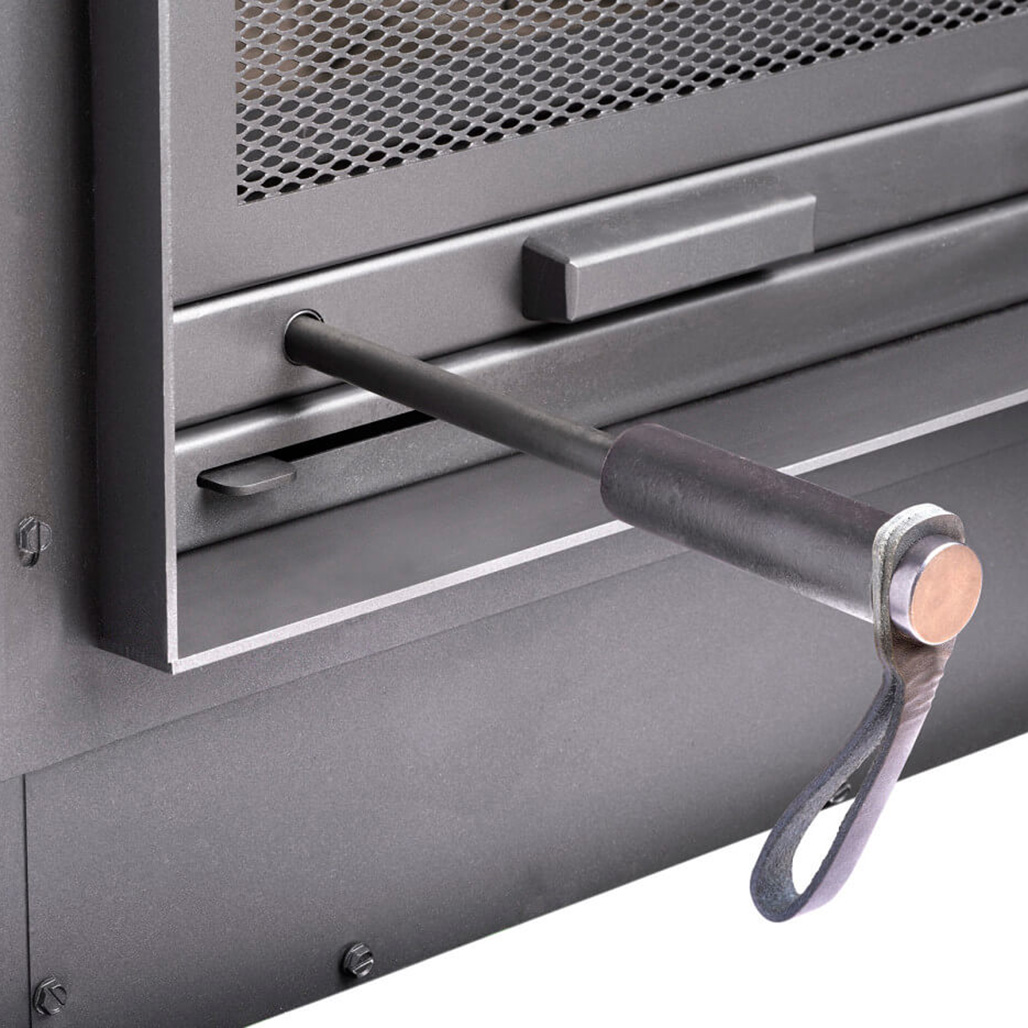 Napoleon High Country 5000 Wood Fireplace | Outside Air Control lever