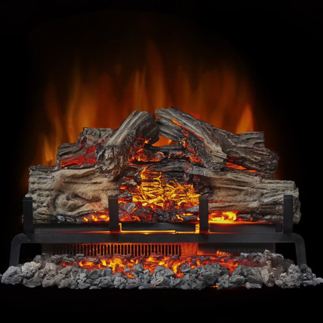 Napoleon Woodland 24" Electric Log Set | Place into an existing fireplace opening for an instant fireplace without chopping wood or lighting matches