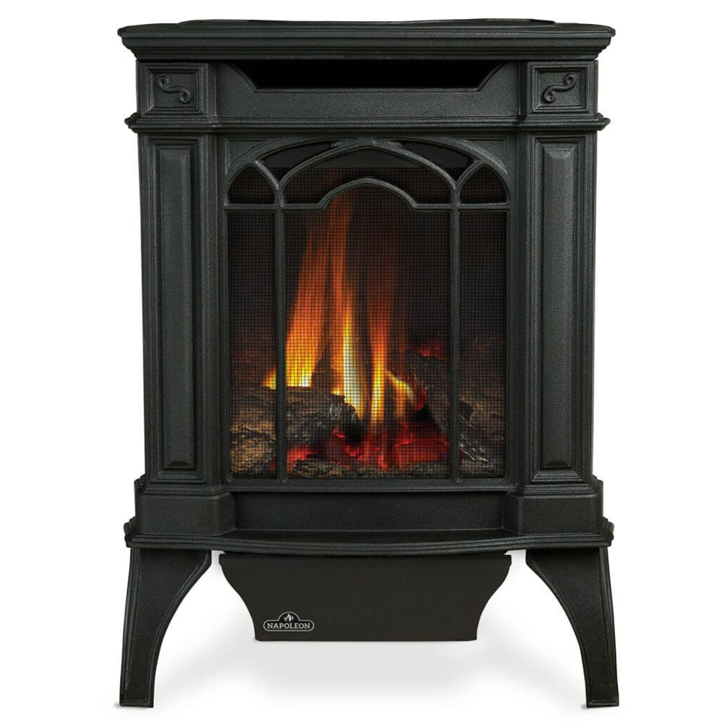 Napoleon Arlington Cast Iron Direct Vent Gas Fireplace - Millivolt Ignition | Up to 20,000 BTU's