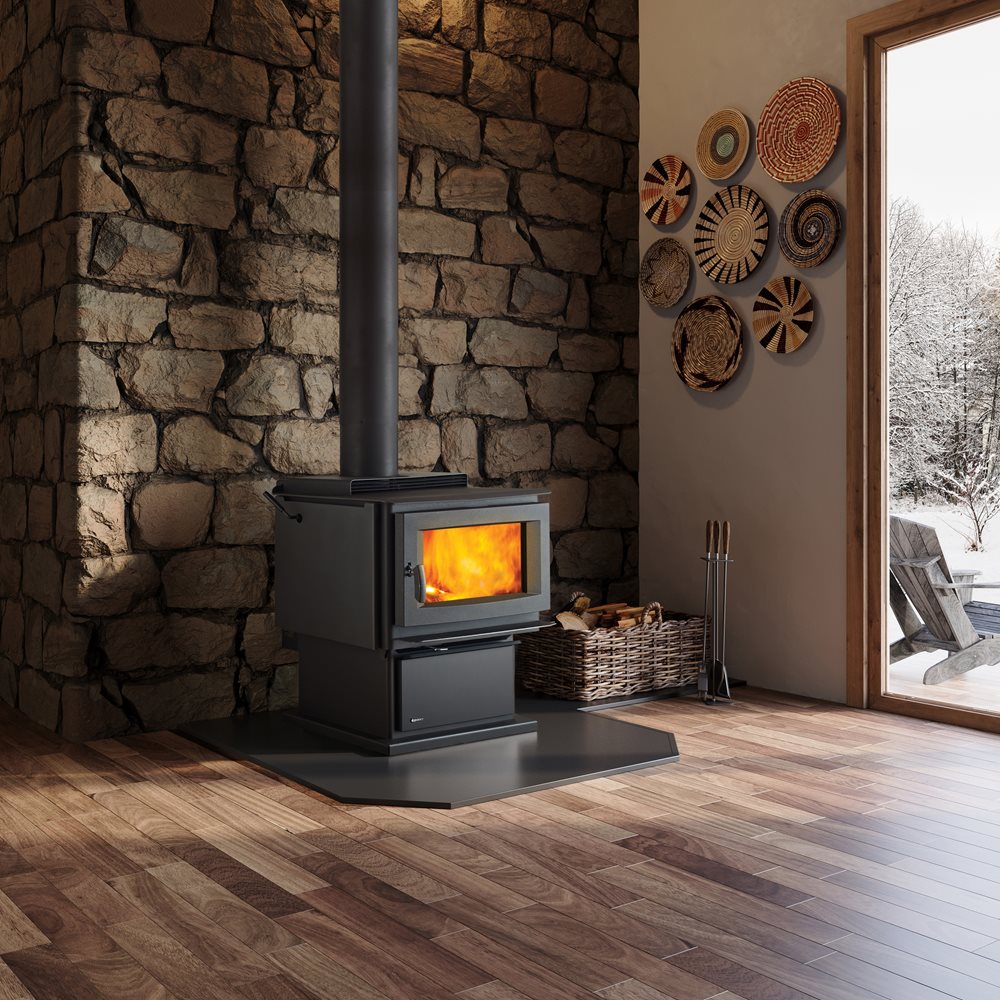 Regency Pro-Series Extra Large Wood Stoves | Easy-to-read catalytic thermometer helps your stove reach maximum burn times & efficiency