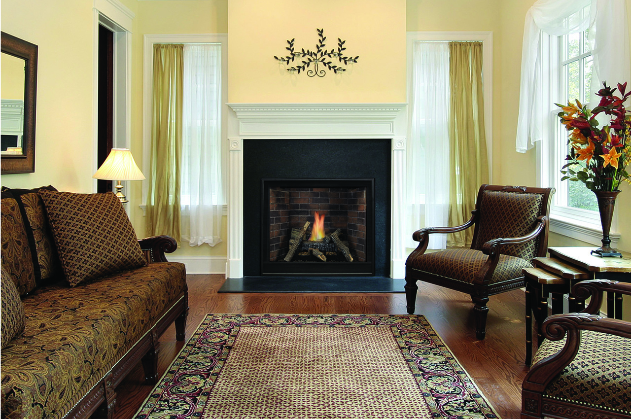 Empire Tahoe Clean-Face Direct-Vent Traditional 36" Premium Fireplace - Intermittent Pilot | Empire Fireplace