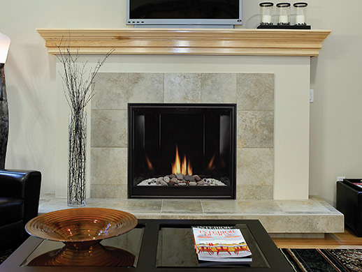 Empire 42" Tahoe Clean-Face Direct-Vent Fireplace - Intermittent Pilot | Sleek Empire Fireplace for any home